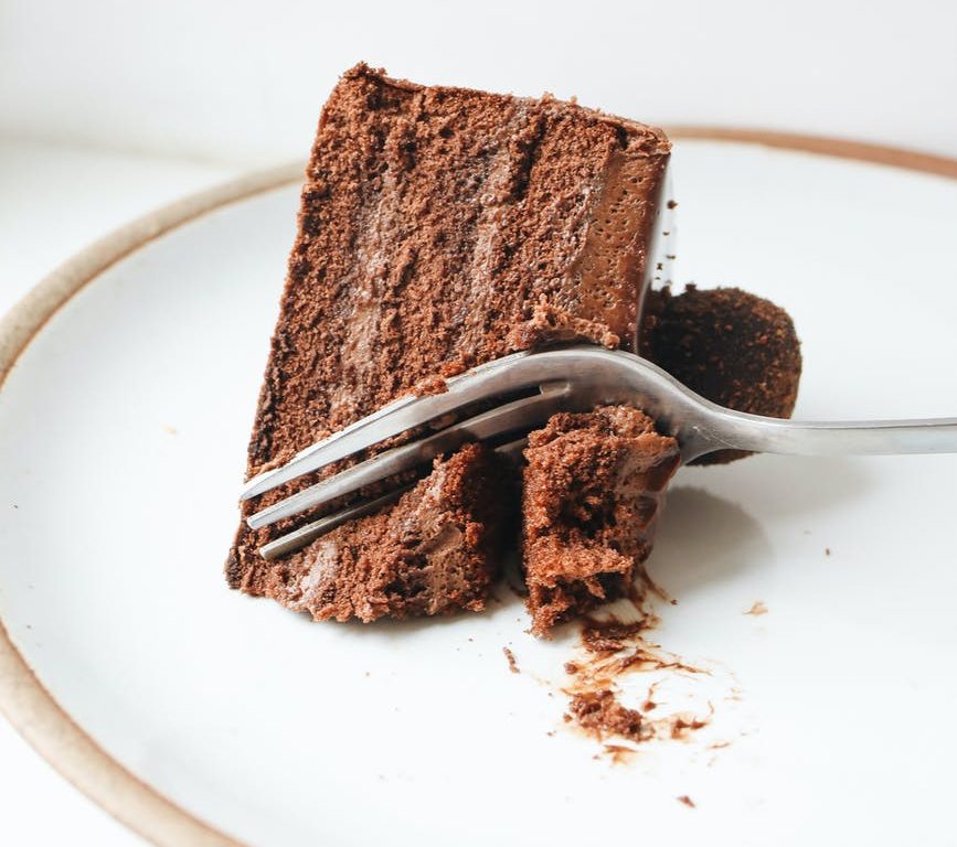 close up photo of sliced chocolate cake
