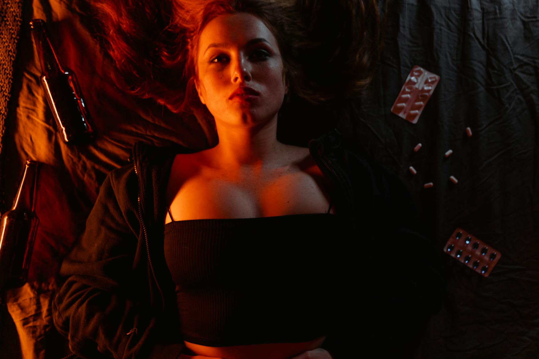 woman in black off shoulder shirt